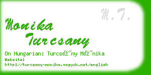 monika turcsany business card